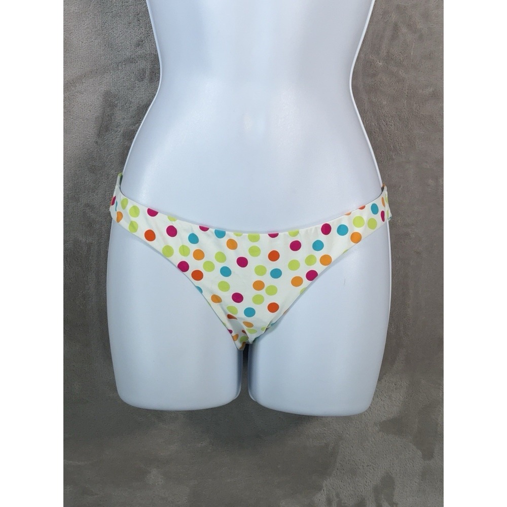 Cosabella‎ Mare Martinique Low Rider Bikini Bottoms Womens Size Small White Y2K